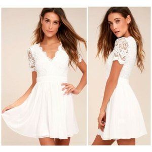 White Lulus Dress